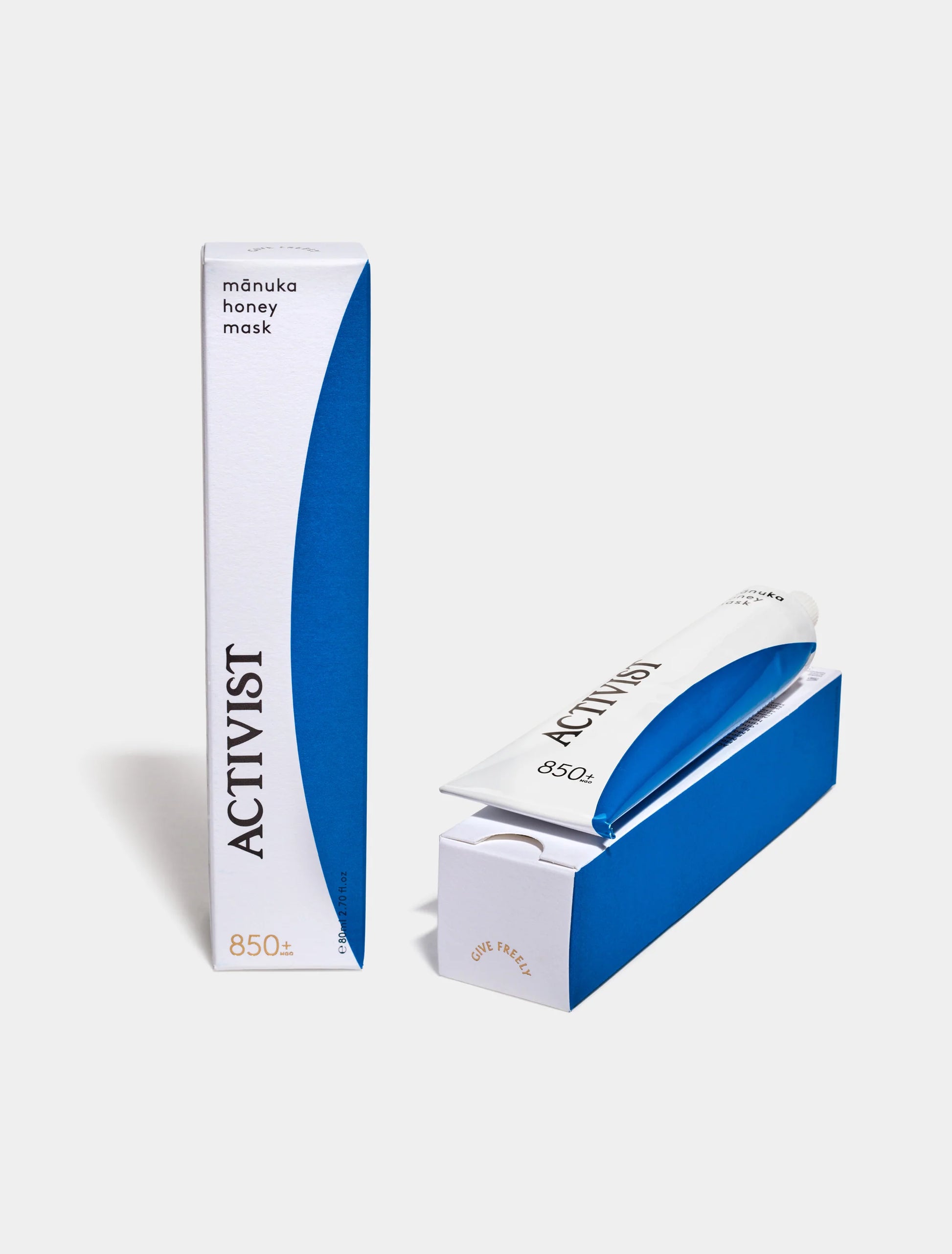 Mānuka Honey Mask from ACTIVIST, tube and packaging