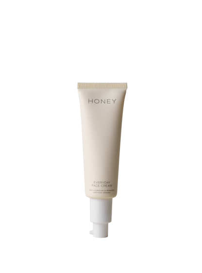 Everyday Face Cream from HONEY, open tube