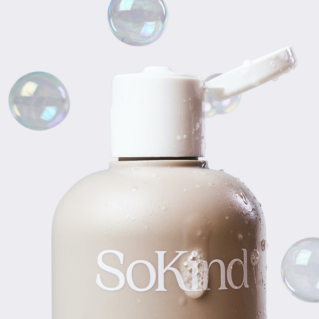 Bubble Time from SoKind, open bottle and bubbles 