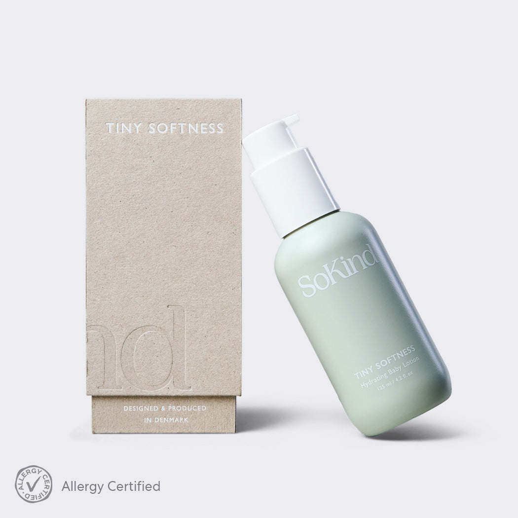 Tiny Softness from SoKind, bottle and packaging